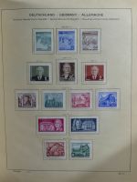 SBZ/DDR gestempelt und mit Falz besammelt im Schaubek-Album #MA204