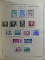 SBZ/DDR gestempelt und mit Falz besammelt im Schaubek-Album #MA204