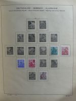 SBZ/DDR gestempelt und mit Falz besammelt im Schaubek-Album #MA204