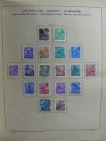 SBZ/DDR gestempelt und mit Falz besammelt im Schaubek-Album #MA204