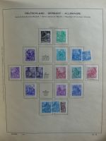 SBZ/DDR gestempelt und mit Falz besammelt im Schaubek-Album #MA204