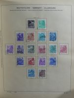 SBZ/DDR gestempelt und mit Falz besammelt im Schaubek-Album #MA204