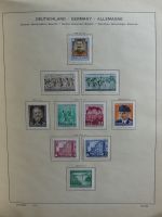 SBZ/DDR gestempelt und mit Falz besammelt im Schaubek-Album #MA204