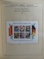 SBZ/DDR gestempelt und mit Falz besammelt im Schaubek-Album #MA204