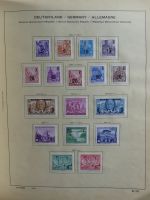 SBZ/DDR gestempelt und mit Falz besammelt im Schaubek-Album #MA204