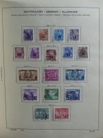 SBZ/DDR gestempelt und mit Falz besammelt im Schaubek-Album #MA204
