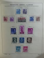 SBZ/DDR gestempelt und mit Falz besammelt im Schaubek-Album #MA204