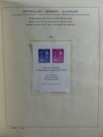 SBZ/DDR gestempelt und mit Falz besammelt im Schaubek-Album #MA204