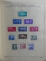 SBZ/DDR gestempelt und mit Falz besammelt im Schaubek-Album #MA204