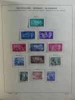 SBZ/DDR gestempelt und mit Falz besammelt im Schaubek-Album #MA204