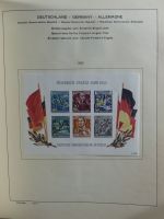 SBZ/DDR gestempelt und mit Falz besammelt im Schaubek-Album #MA204