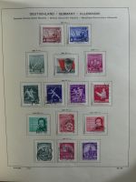 SBZ/DDR gestempelt und mit Falz besammelt im Schaubek-Album #MA204