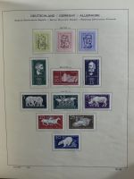 SBZ/DDR gestempelt und mit Falz besammelt im Schaubek-Album #MA204