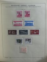 SBZ/DDR gestempelt und mit Falz besammelt im Schaubek-Album #MA204