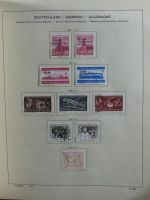 SBZ/DDR gestempelt und mit Falz besammelt im Schaubek-Album #MA204