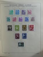SBZ/DDR gestempelt und mit Falz besammelt im Schaubek-Album #MA204
