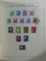 SBZ/DDR gestempelt und mit Falz besammelt im Schaubek-Album #MA204