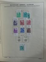 SBZ/DDR gestempelt und mit Falz besammelt im Schaubek-Album #MA204