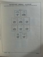 SBZ/DDR gestempelt und mit Falz besammelt im Schaubek-Album #MA204