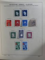 SBZ/DDR gestempelt und mit Falz besammelt im Schaubek-Album #MA204