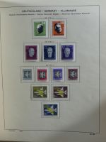 SBZ/DDR gestempelt und mit Falz besammelt im Schaubek-Album #MA204