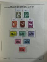 SBZ/DDR gestempelt und mit Falz besammelt im Schaubek-Album #MA204