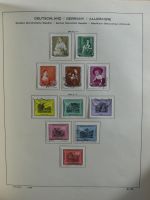 SBZ/DDR gestempelt und mit Falz besammelt im Schaubek-Album #MA204