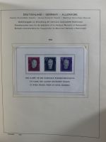 SBZ/DDR gestempelt und mit Falz besammelt im Schaubek-Album #MA204