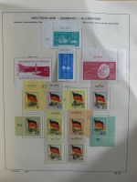 SBZ/DDR gestempelt und mit Falz besammelt im Schaubek-Album #MA204