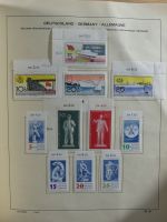 SBZ/DDR gestempelt und mit Falz besammelt im Schaubek-Album #MA204