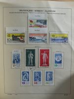 SBZ/DDR gestempelt und mit Falz besammelt im Schaubek-Album #MA204