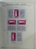 SBZ/DDR gestempelt und mit Falz besammelt im Schaubek-Album #MA204