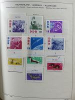 SBZ/DDR gestempelt und mit Falz besammelt im Schaubek-Album #MA204