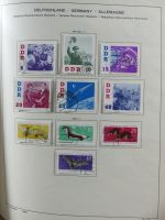 SBZ/DDR gestempelt und mit Falz besammelt im Schaubek-Album #MA204