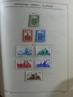 SBZ/DDR gestempelt und mit Falz besammelt im Schaubek-Album #MA204