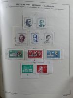 SBZ/DDR gestempelt und mit Falz besammelt im Schaubek-Album #MA204