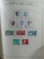 SBZ/DDR gestempelt und mit Falz besammelt im Schaubek-Album #MA204