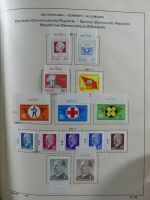 SBZ/DDR gestempelt und mit Falz besammelt im Schaubek-Album #MA204