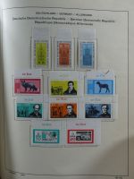 SBZ/DDR gestempelt und mit Falz besammelt im Schaubek-Album #MA204