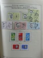 SBZ/DDR gestempelt und mit Falz besammelt im Schaubek-Album #MA204