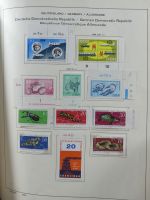 SBZ/DDR gestempelt und mit Falz besammelt im Schaubek-Album #MA204