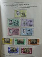 SBZ/DDR gestempelt und mit Falz besammelt im Schaubek-Album #MA204