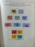 SBZ/DDR gestempelt und mit Falz besammelt im Schaubek-Album #MA204