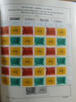 SBZ/DDR gestempelt und mit Falz besammelt im Schaubek-Album #MA204