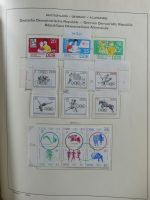 SBZ/DDR gestempelt und mit Falz besammelt im Schaubek-Album #MA204