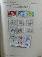 SBZ/DDR gestempelt und mit Falz besammelt im Schaubek-Album #MA204