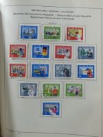 SBZ/DDR gestempelt und mit Falz besammelt im Schaubek-Album #MA204