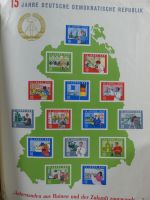 SBZ/DDR gestempelt und mit Falz besammelt im Schaubek-Album #MA204
