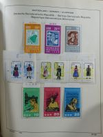 SBZ/DDR gestempelt und mit Falz besammelt im Schaubek-Album #MA204