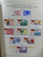 SBZ/DDR gestempelt und mit Falz besammelt im Schaubek-Album #MA204